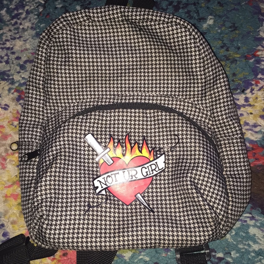 little plaid backpack